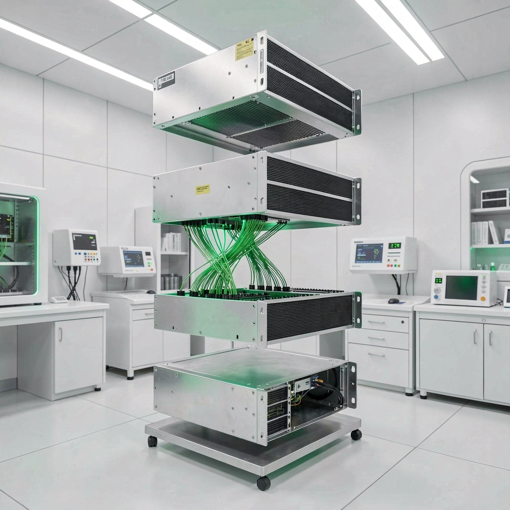 Exploded view of cloud data infrastructure components